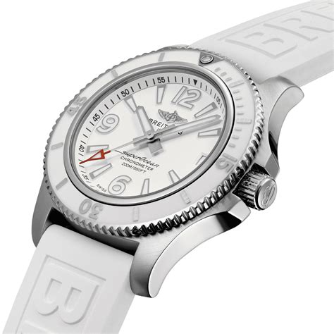 breitling white rubber|breitling 22 20 rubber strap.